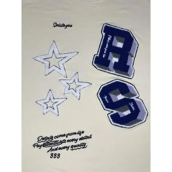 Aelfric Eden Graphic RS Stars XL 100% Cotton T Shirt P82 - Picture 3 of 10